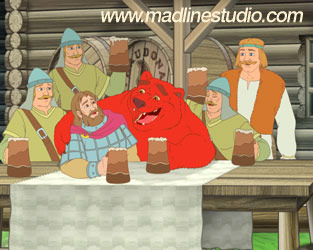 Gira, Raudona meka, Animacija 2D, animacin reklama, MadLine Studio